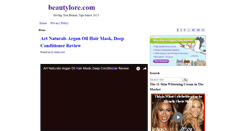 Desktop Screenshot of beautylore.com